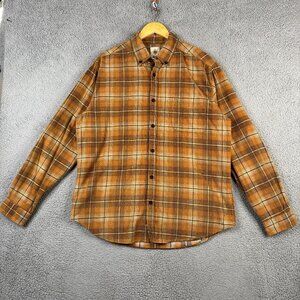 The Territory Ahead Shirt Mens Size Large Old Steamboat Plaid Pinwhale Corduroy